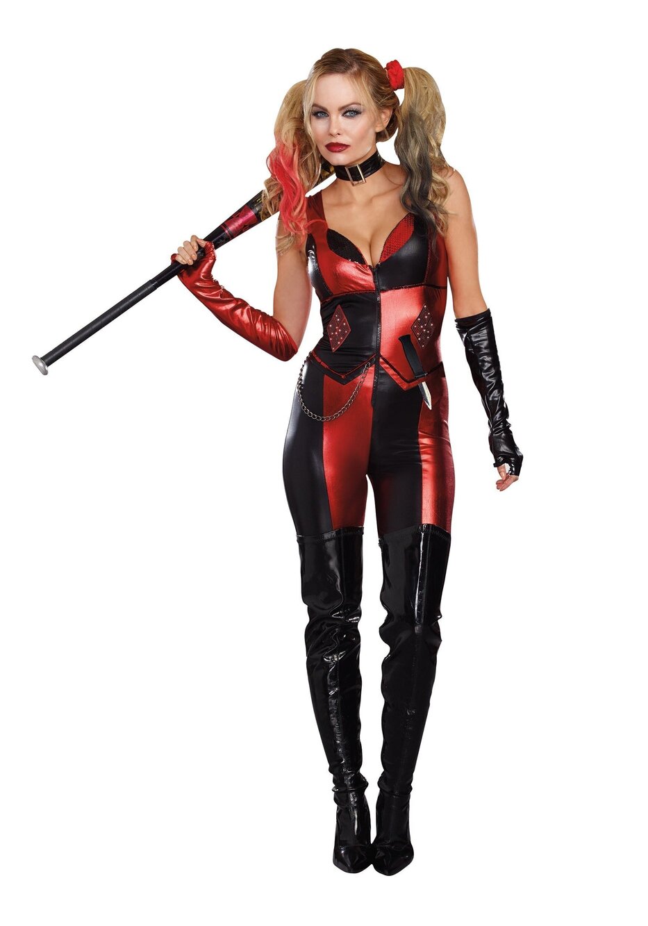 1894 Harlequin Blaster Costume, Black/Red, Small